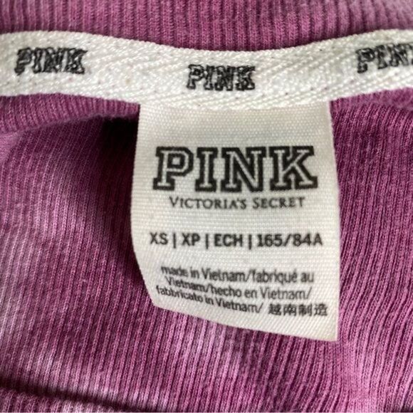 PINK Tye Dye Cropped Tee Victoria Secret  XS - Picture 5 of 5